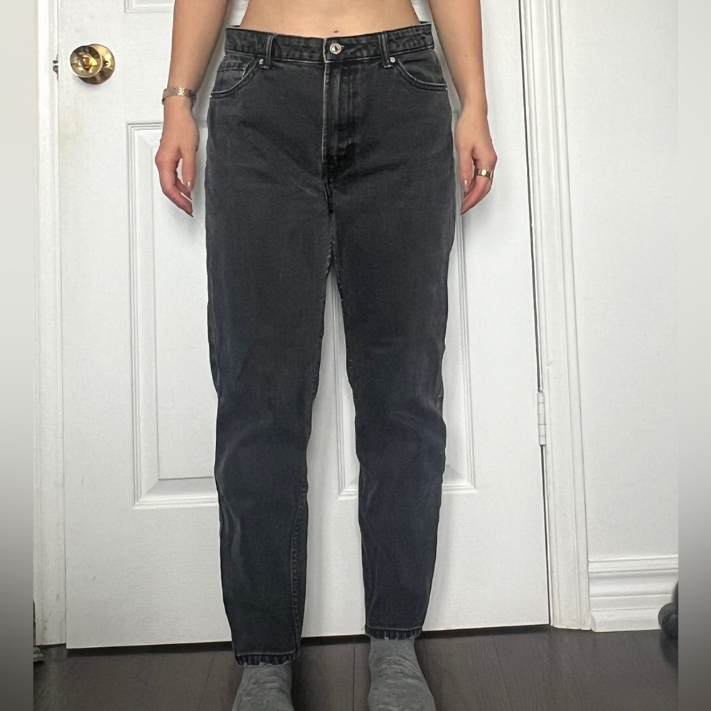 Bershka Charcoal Denim Jeans